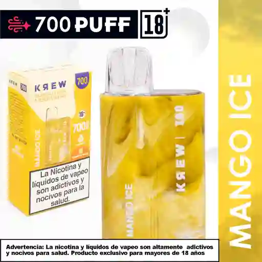 Krew Vapeadores 700 Puff Mango Ice