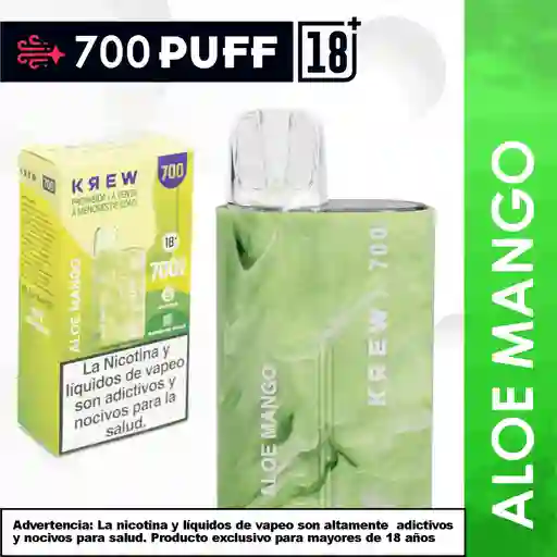 Krew Vapos 700 Puff Aloe Mango