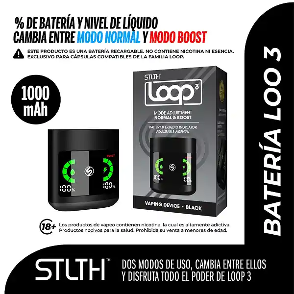Stlth Loop 3 Device Black