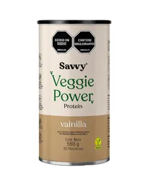 Proteina Veggie Power Vainilla Savvy 560 Gr