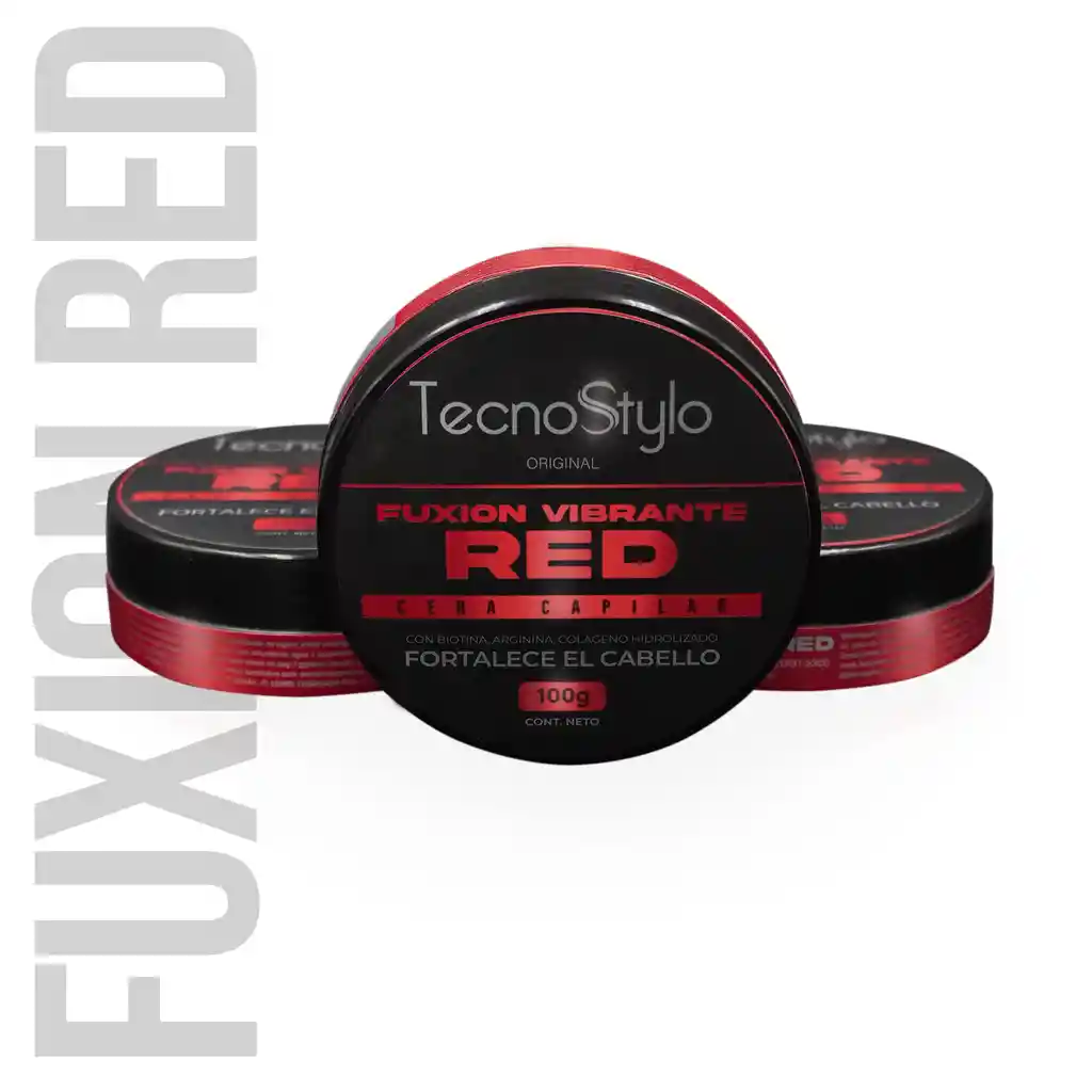 Cera Capilar Fuxion Vibrante Red (elite) X 100g