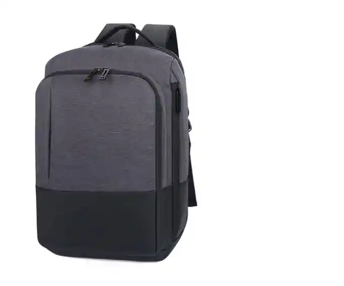 Morral Para Computador Gris Negro