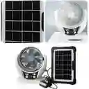 Ventilador Escritorio Con Panel Solar Gd-8025
