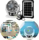 Ventilador Escritorio Con Panel Solar Gd-8025