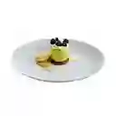 Plato Postre Luminarc Diwali 19 Cm Gris Vidrio Opal