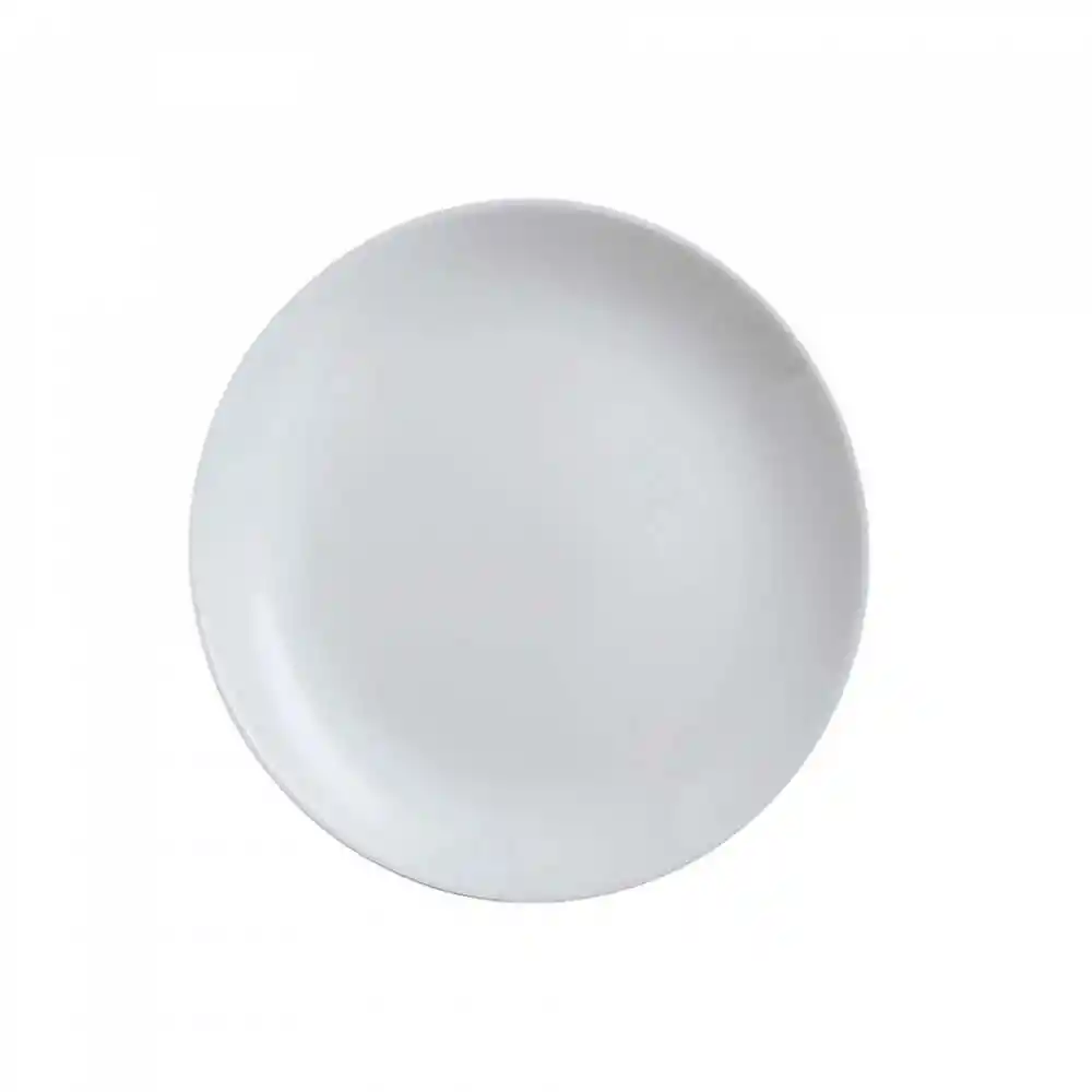 Plato Postre Luminarc Diwali 19 Cm Gris Vidrio Opal