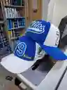 Gorra 79 Años Millos Adulto Blanca- Azul