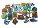 Pegatinas Viajes Stickers Calcomanias Adhesivos Coleccion X25 Unidades