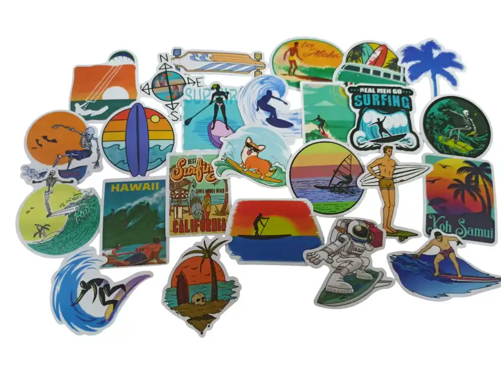 Pegatinas Viajes Stickers Calcomanias Adhesivos Coleccion X25 Unidades