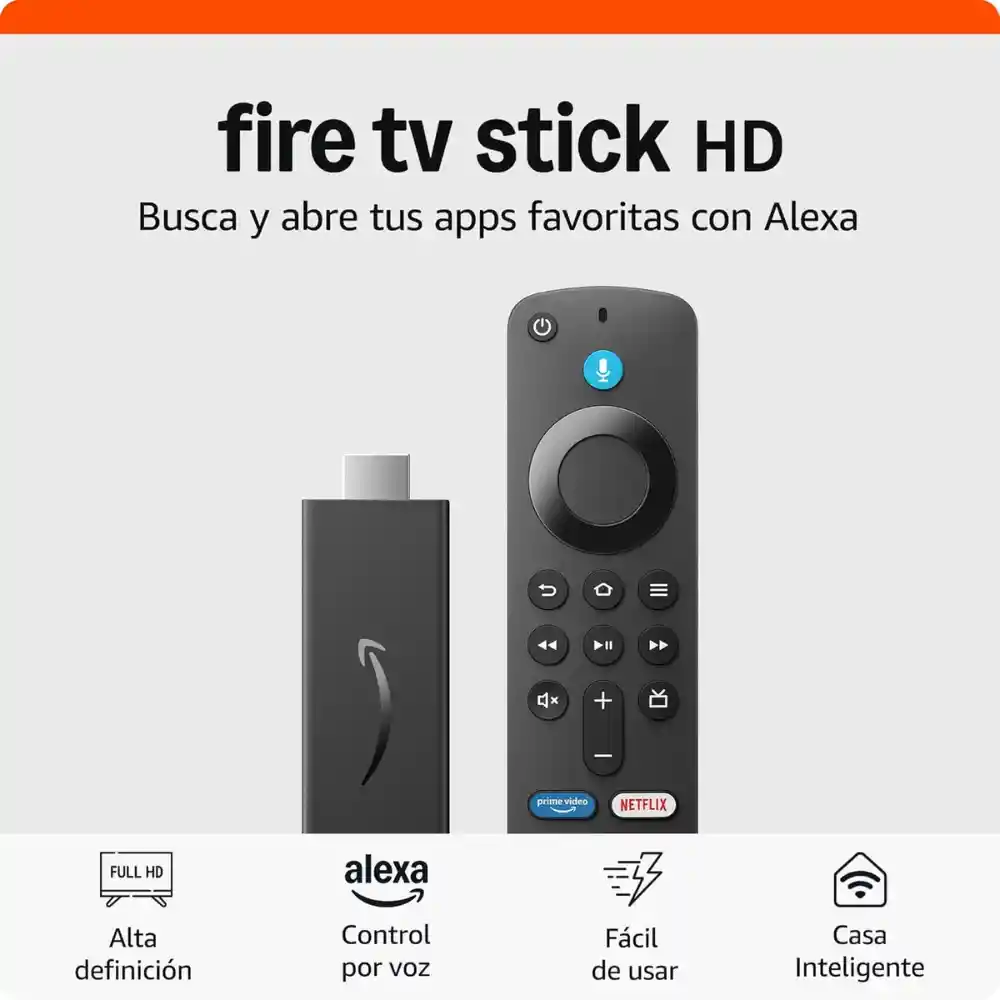 Fire Tv Stick Amazon 3ra Generación Smart Comando De Voz Tercera Generacion