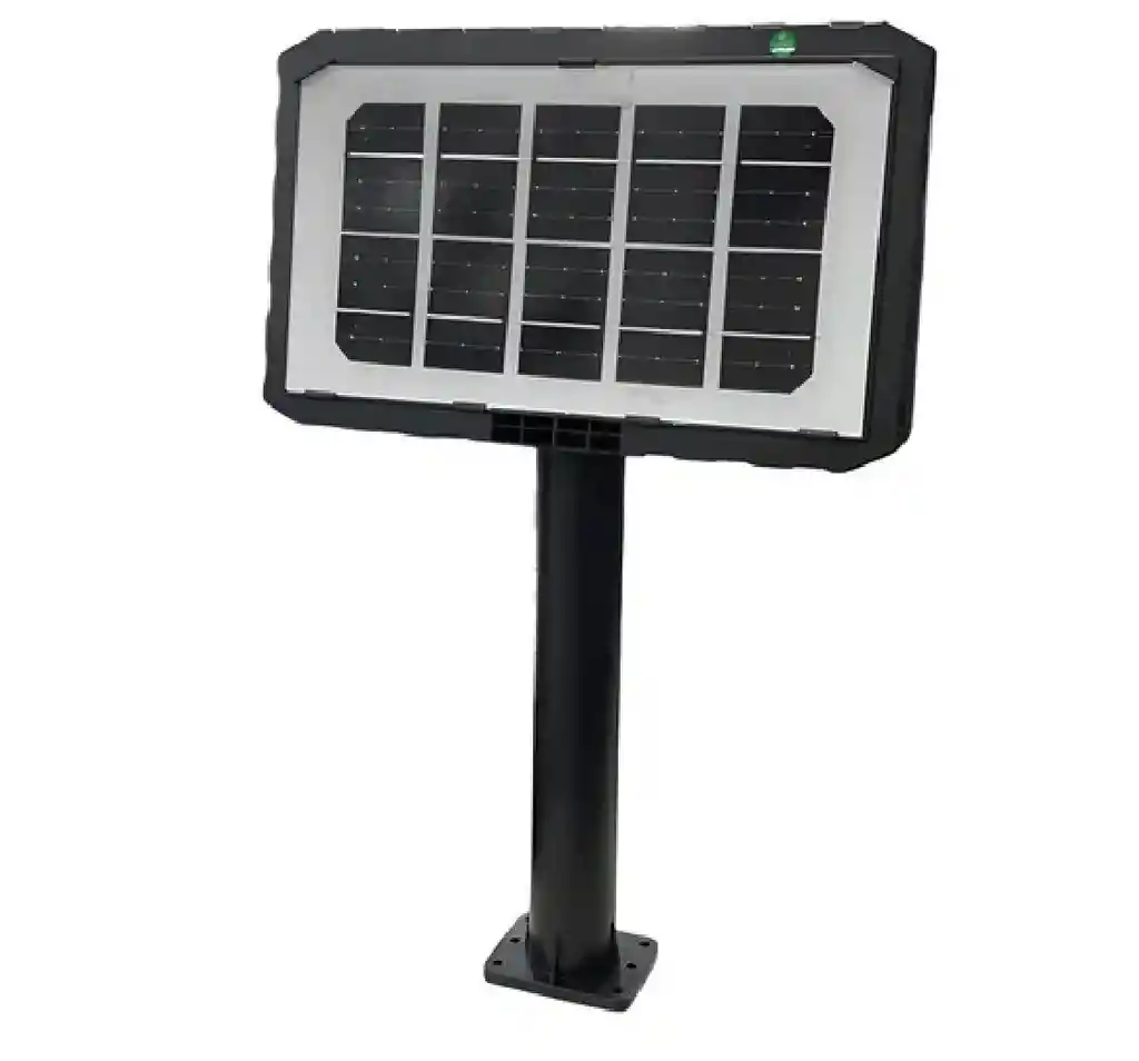 Lampara Solar Luz Led Recargable Con Panel Sensor