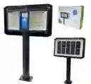 Lampara Solar Luz Led Recargable Con Panel Sensor