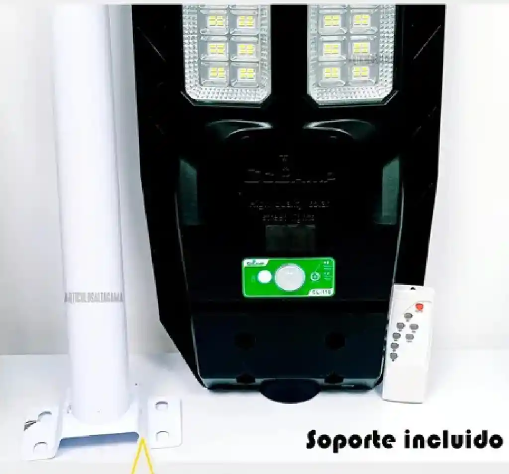 Reflector Lampara Exterior 600 W Panel Solares