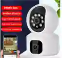 Cámara De Seguridad Doble Lente Wifi Detección De Movimiento