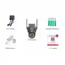 Camara Ip Ptz 355º Wifi Triple Lente Exterior 6 Mp 10x Night Vision