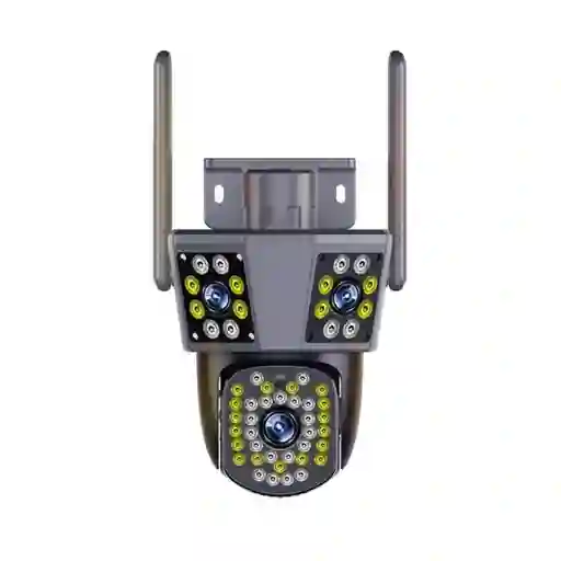 Camara Ip Ptz 355º Wifi Triple Lente Exterior 6 Mp 10x Night Vision
