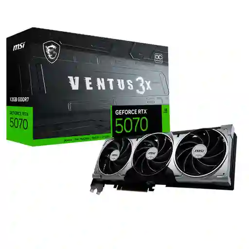 Tarjeta De Vídeo Msi Geforce Rtx 5070 Ventus 3x Oc 12gb