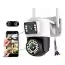 Cámara De Seguridad Doble Visión Wifi Para Exterior