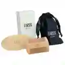 Set X3 Barba Cepillo Cerdas Jabalí + Peinilla Peine Madera + Bolsa