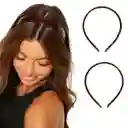 Diadema Para El Pelo X 2 Balaca Cabello Bisutería Peinado