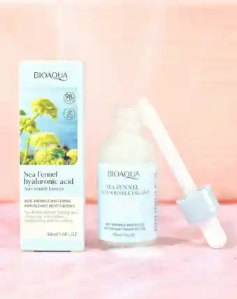 Bioaqua Kit Acido Hialuronico (jabon, Tonico, Serum, Crema Y Velo Facial)