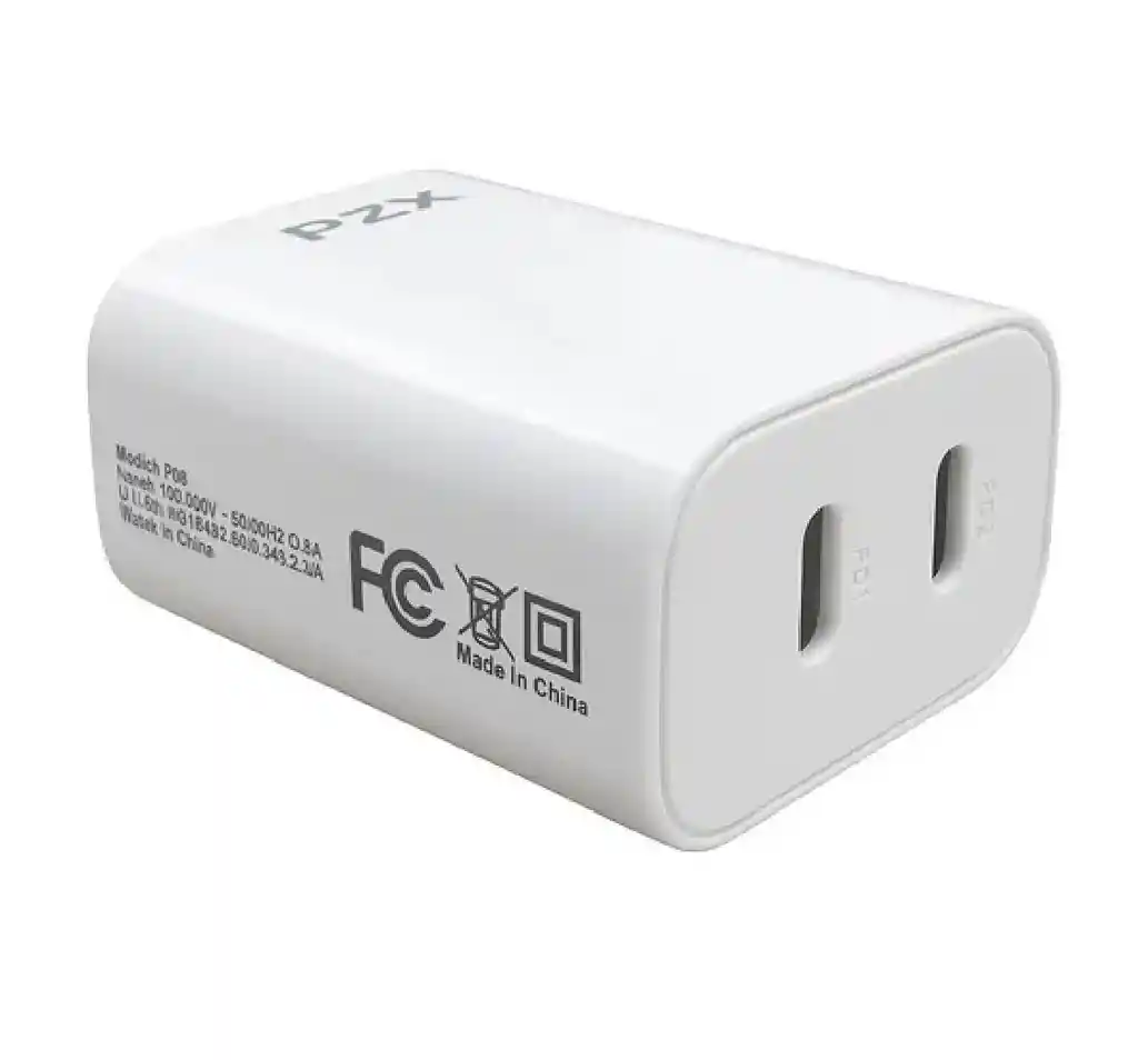 Cargador Tipo C A Tipo C Carga Rápida 35w Pd Pzx P68