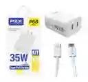 Cargador Tipo C A Tipo C Carga Rápida 35w Pd Pzx P68