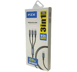 Cable Para Celular 3 En 1 Pzx V135