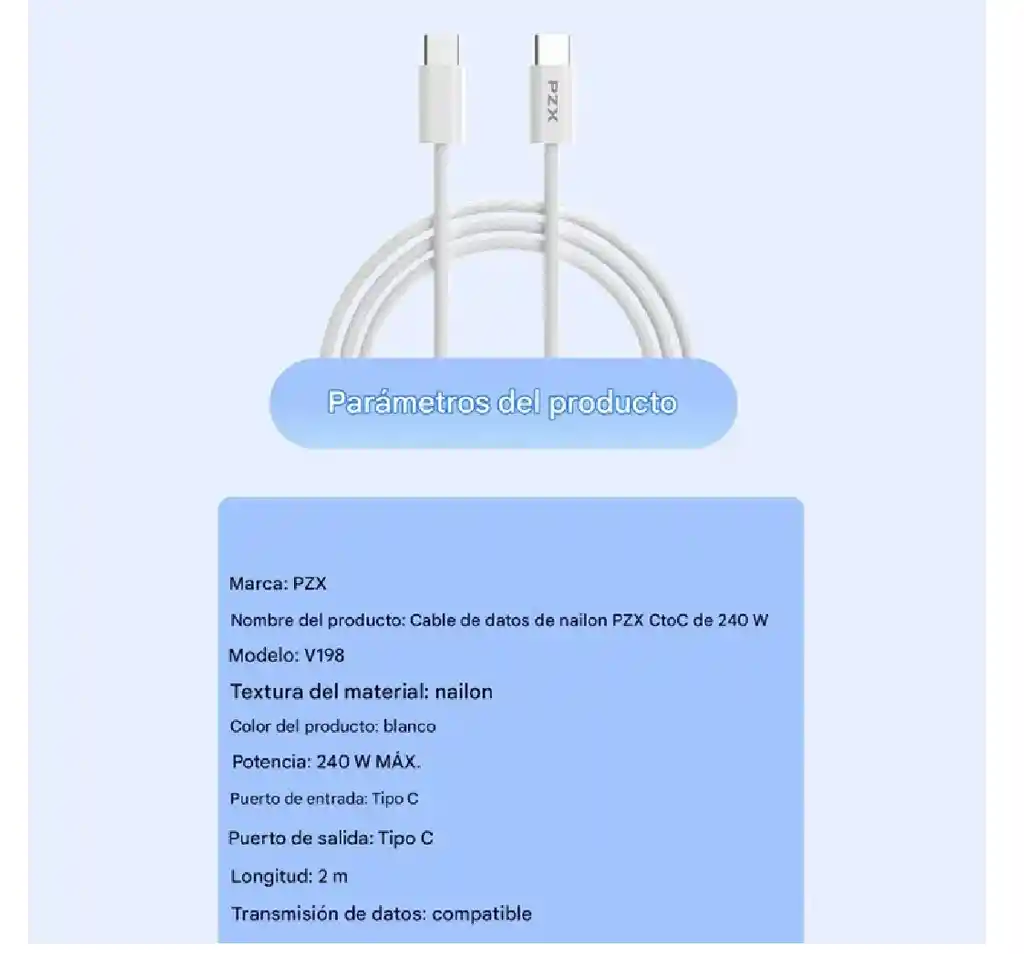 Cable Marca Pzx V198