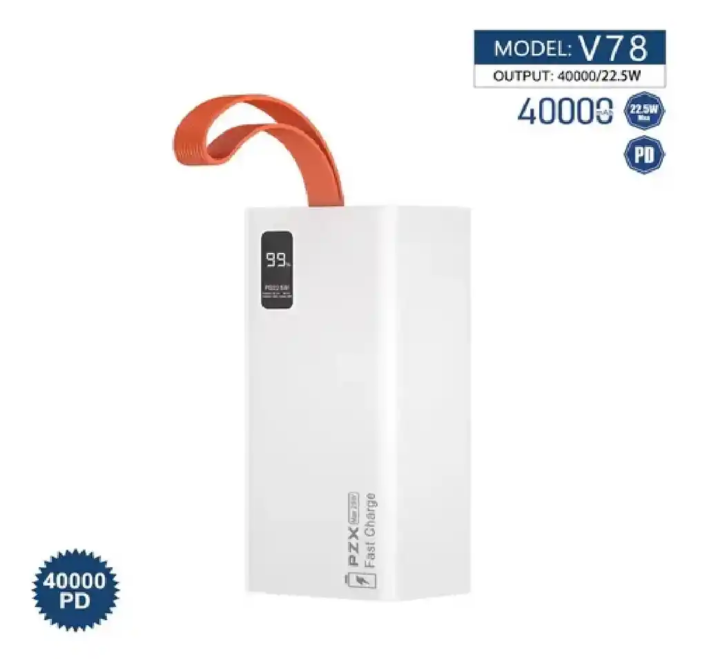 Power Bank 40000mah Batería Portátil Carga Rápida Universal