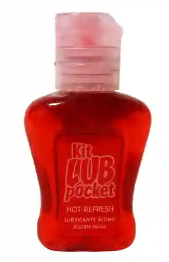 Lubricante Íntimo Kit Lub Pocket Con Sabor A Frutos Rojos