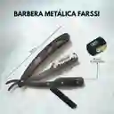 Barbera Navaja De Afeitar Metálica Negra Mate + 10 Cuchillas
