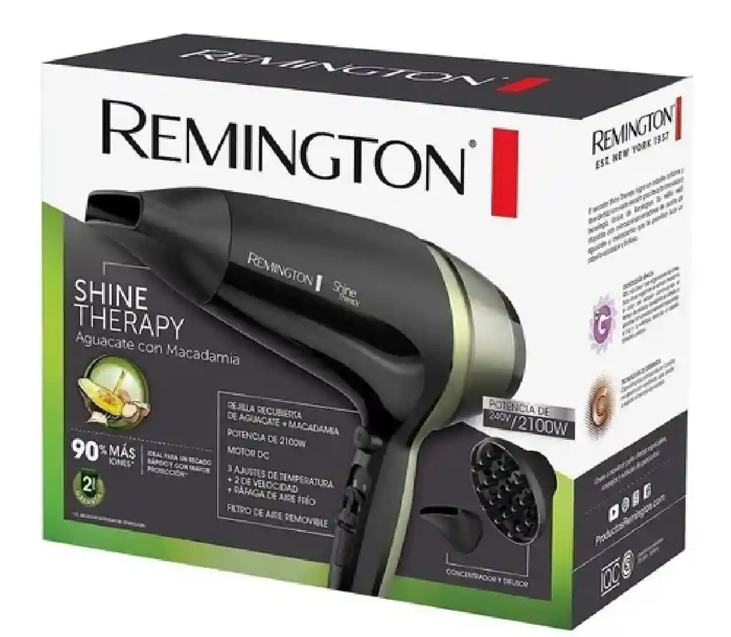 Secador Remington Aguacate D13a