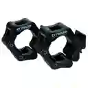Seguro Barra Olímpica Collarin Tope Clips Profesional Gym X2 (negro)