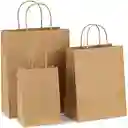 Bolsa Regalo Kraft Pequeño 12 X 17 Aprox
