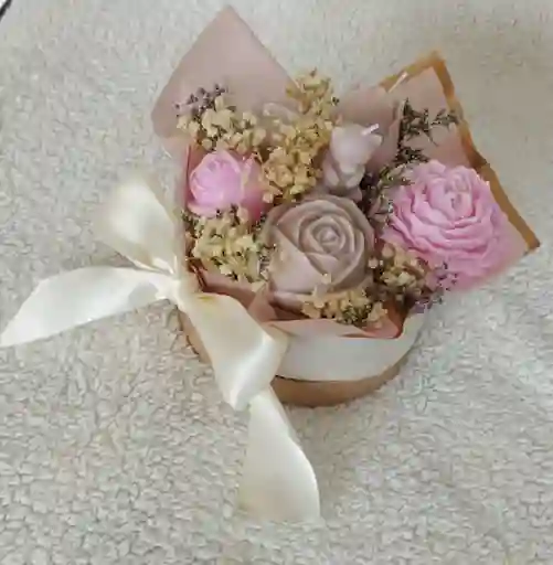 Velas En Bouquet De Flores