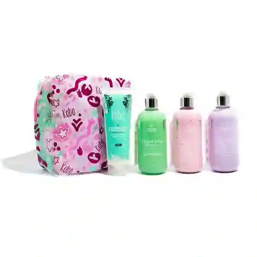 Kit Reparación Extrema Kaba Sos (1 Shampoo, 1 Acondicionador, 1 Tratamiento, 1 Repolarizador, 1 Cosmetiqueta Grande)