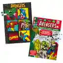 Rompecabezas X 2 Unidades 500 Piezas Avengers Ronda Marvel