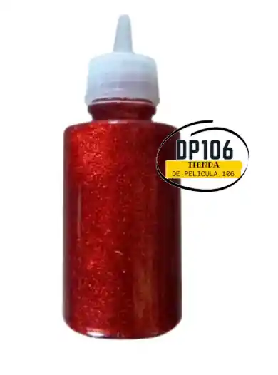 Escarcha Liquida Rojo 60 Ml Pelikan / Diamantina Con Pegamento