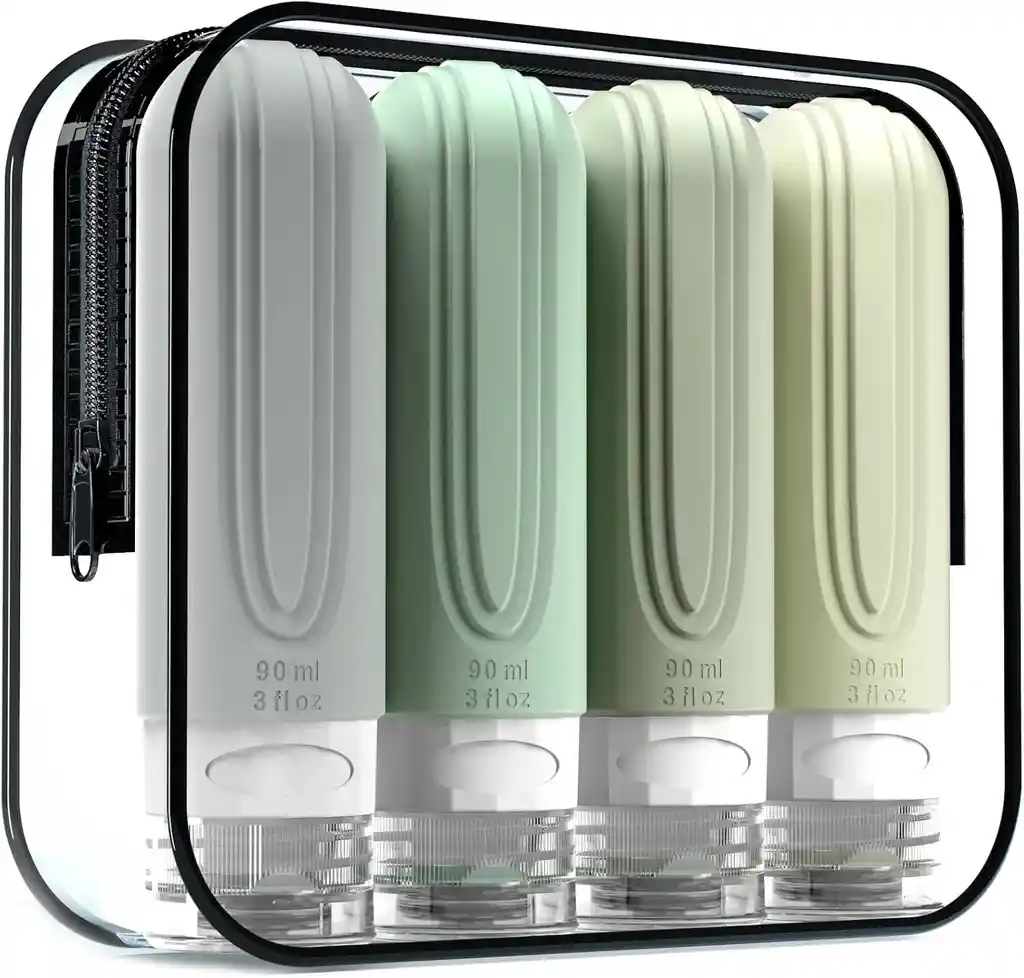 Kit Botellas Silicona Viajes