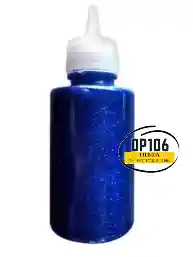 Escarcha Liquida Azul 60 Ml Pelikan / Diamantina Con Pegamento