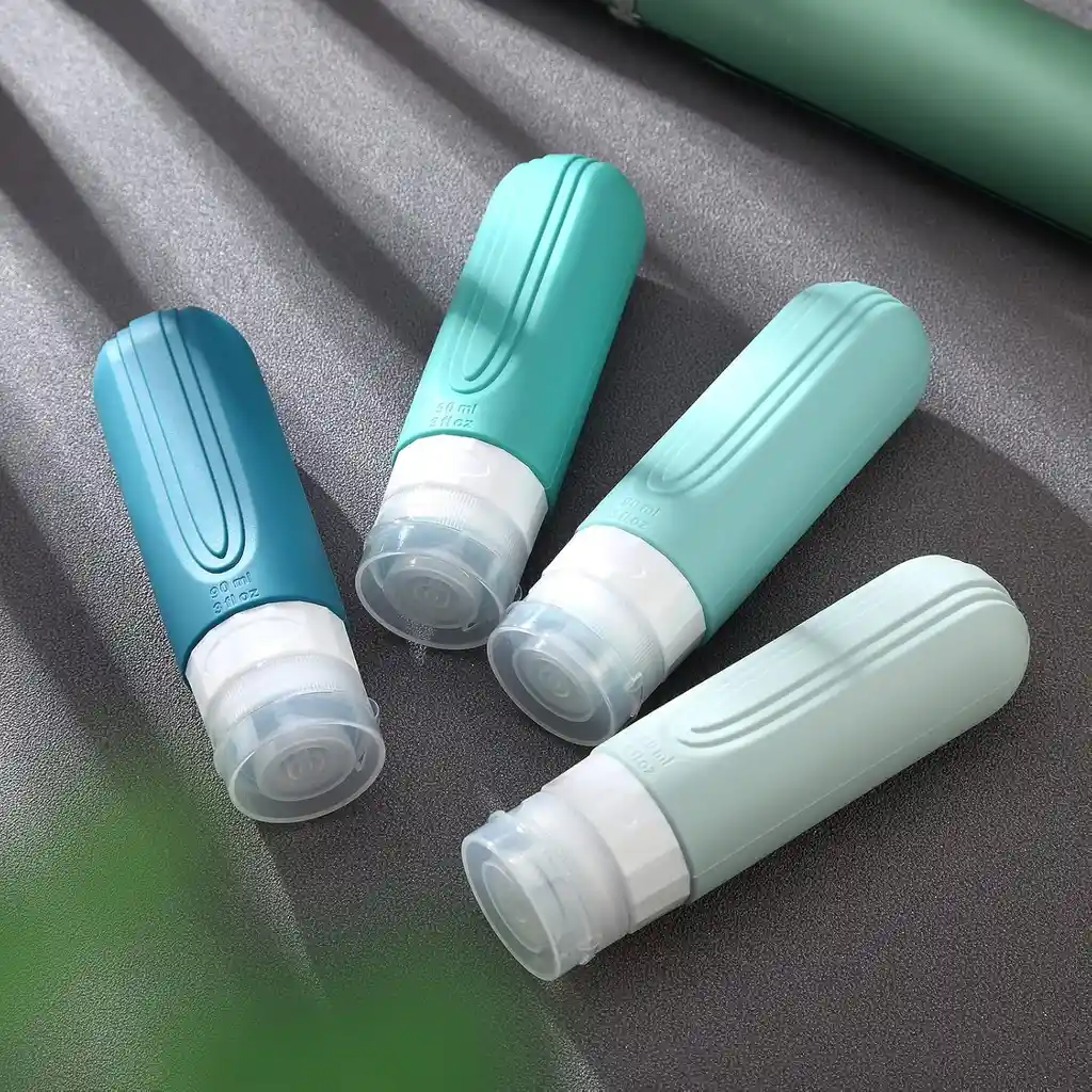 Kit Botellas Silicona Viajes