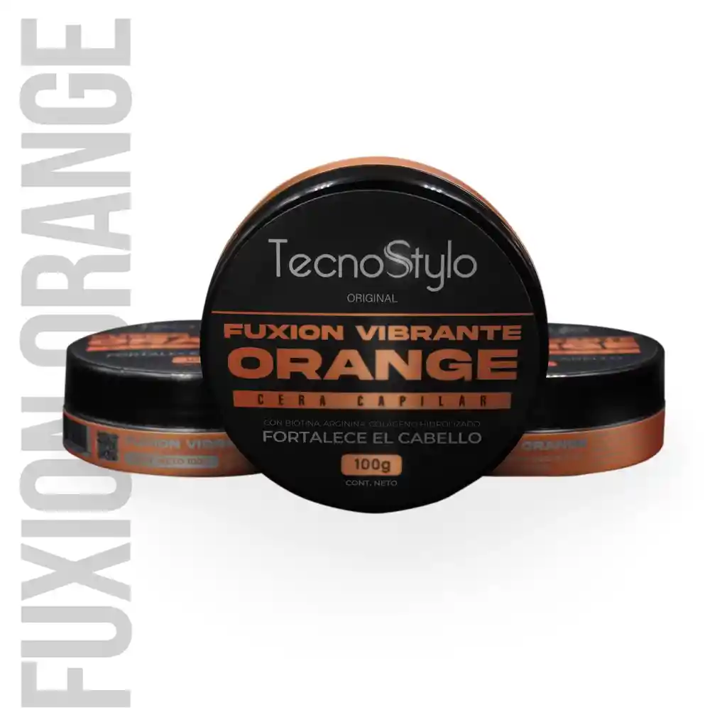 Cera Capilar Fuxion Vibrante Orange X 100g