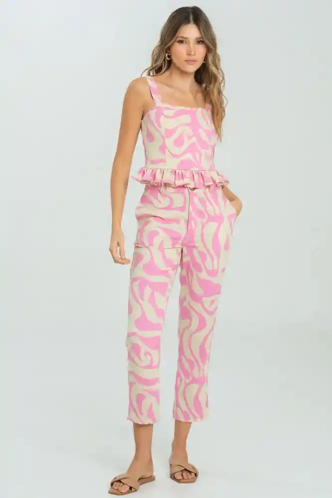 Pantalon Kylie Color Rosado Barbie Talla 12