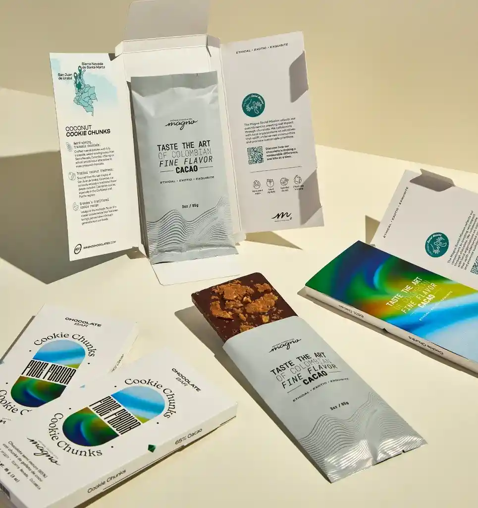 Barra De Chocolate Fino De Magno - Cookie Chunks