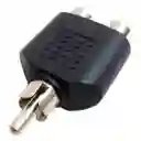 Adaptador Rca Macho A 2 Rca Hembra En Y - Duplicador De Audio Estéreo