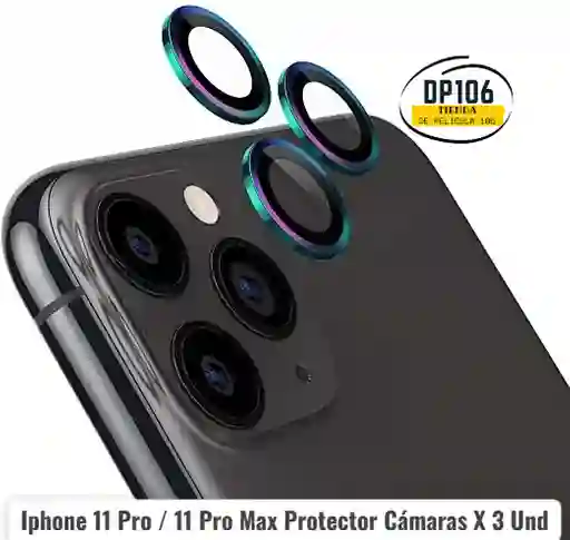 Iphone 11 Pro / 11 Pro Max Protector Cámaras X 3 Und