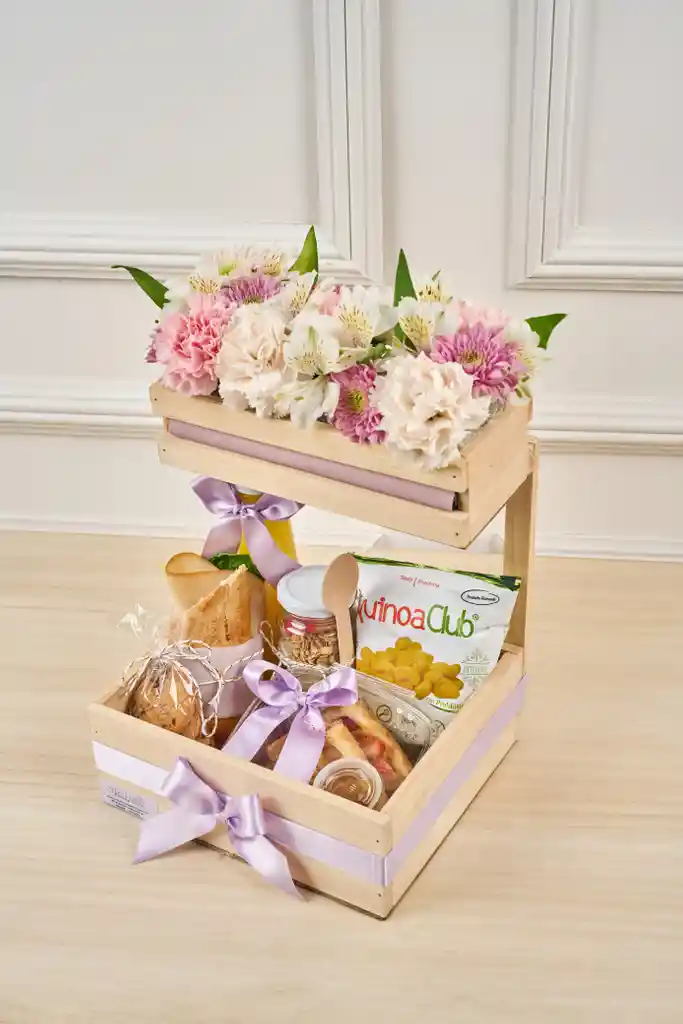 Ancheta Desayuno Sorpresa Con Flores