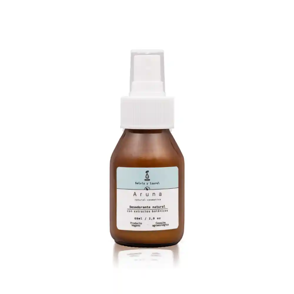 Desodorante Natural De Alumbre De Salvia 60ml Spray
