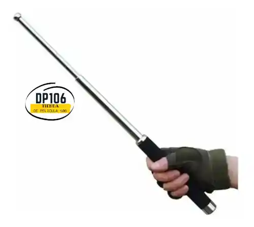 Tambo Metálico Expandible 60cm Grueso Con Estuche Tactico